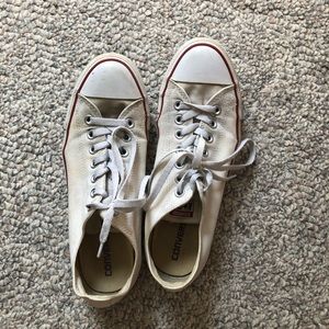 Short, white converse